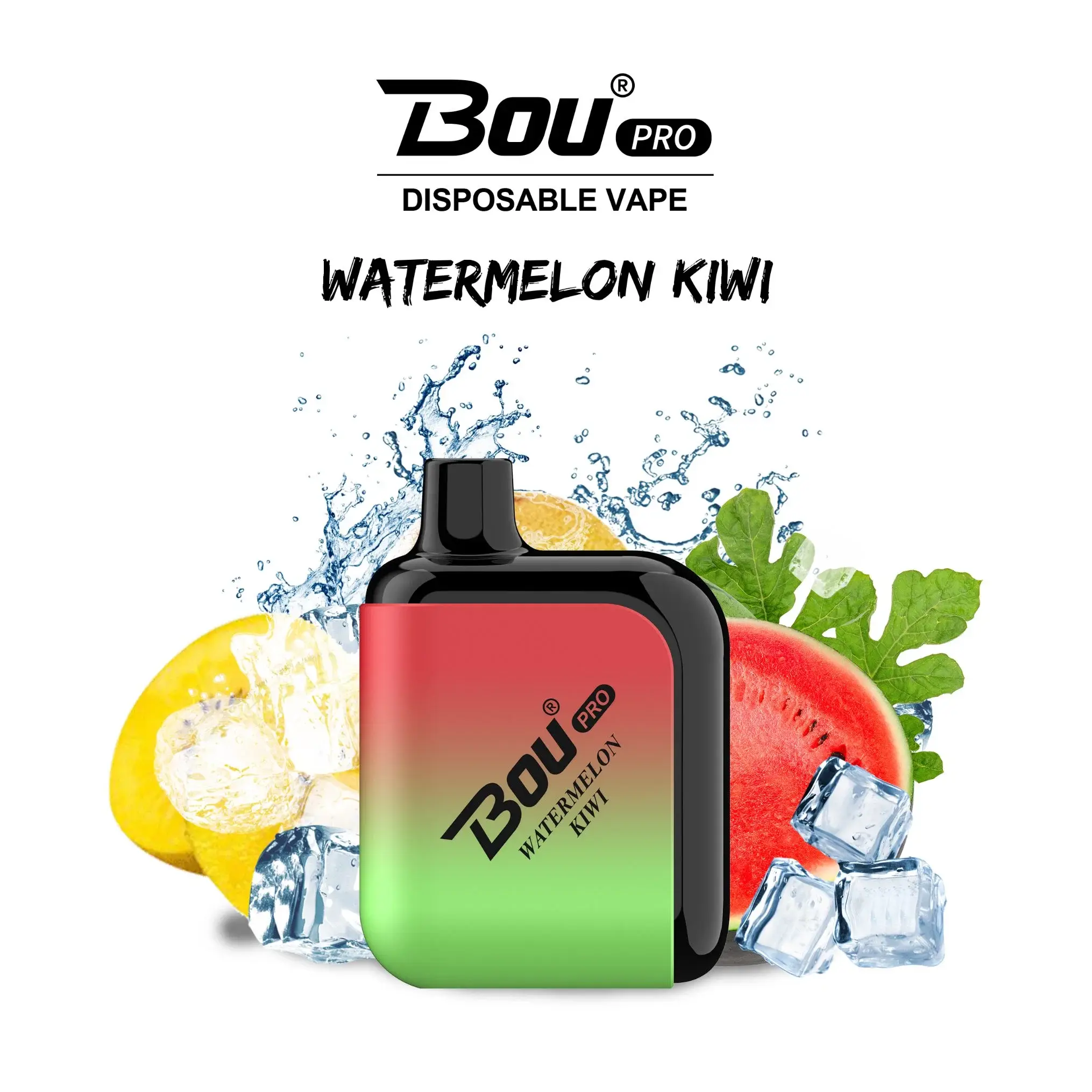 Vaper desechable bou pro 7000 puffs watermelon kiwi Pod desechable bou pro 7000 puffs sandía kiwi