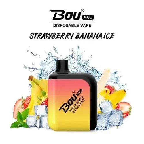 bou pro 7000 puffs strawberry banana