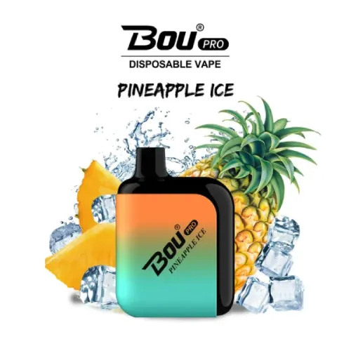 vaper desechable bou pro 7000 puffs pineapple ice 0mg