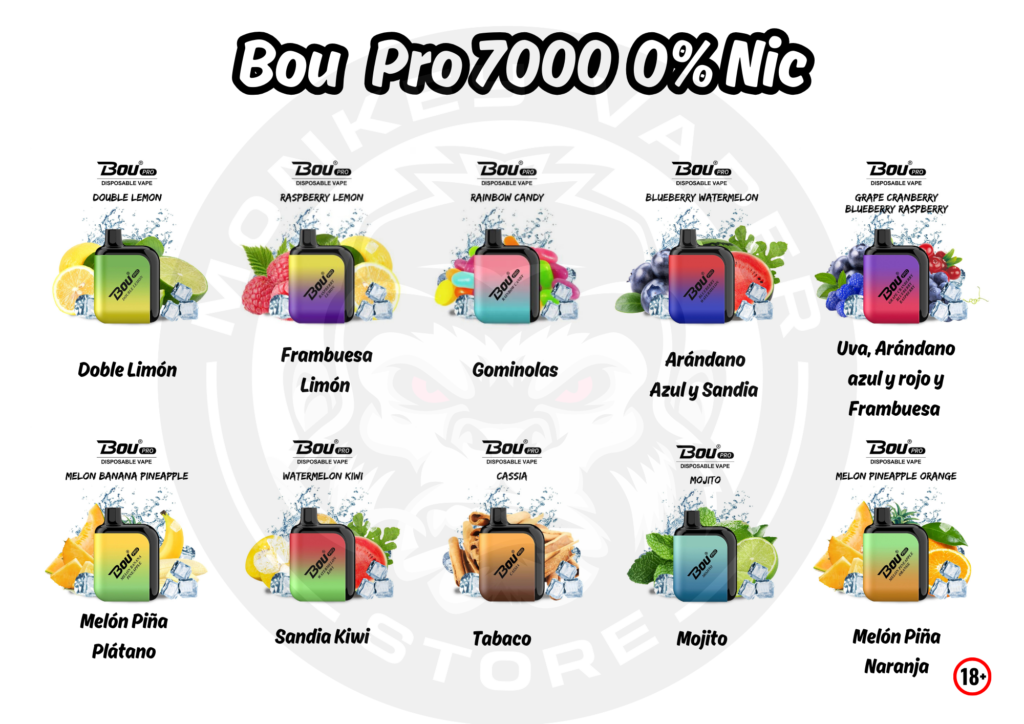 caja vaper bou 7000