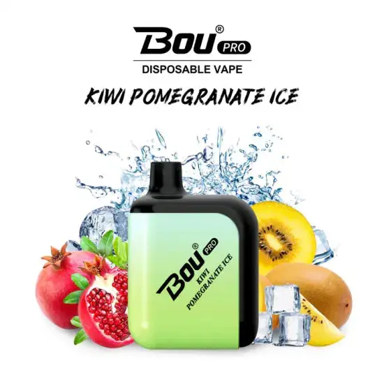 vaper desechable bou pro 7000 puffs kiwi pomegranate ice . Pod desechable bou pro 7000 puffs