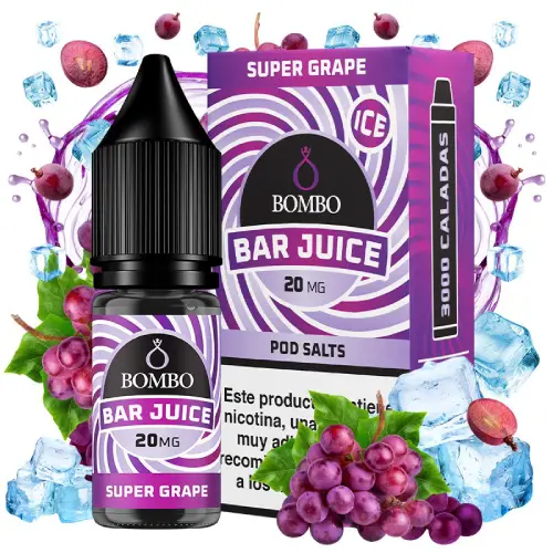 Super Grape Ice 10ml - Bombo Bar Juice salts