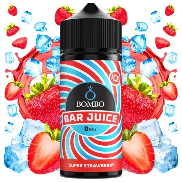 Super Strawberry Ice 100ml -Bombo Bar Juice