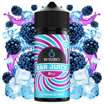 Ultra Blue Razz Ice 100ml - Bombo Bar Juice