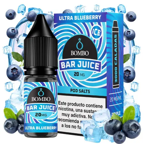 Ultra Blueberry Ice 10ml - Bombo Bar Juice salts