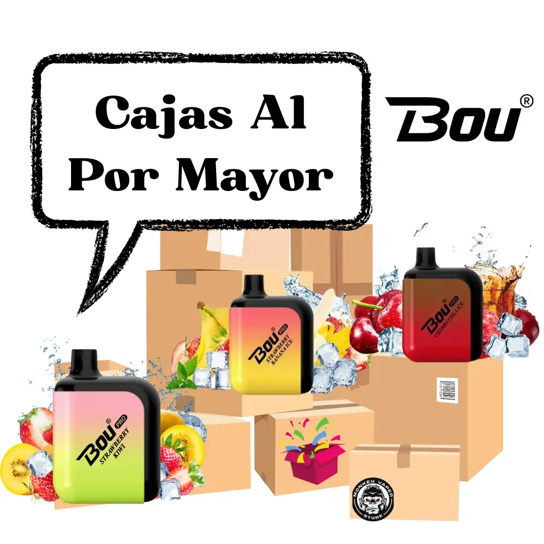Venta de vapers al por mayor , cajas de vapers al por mayor bou pro 7000 puffs