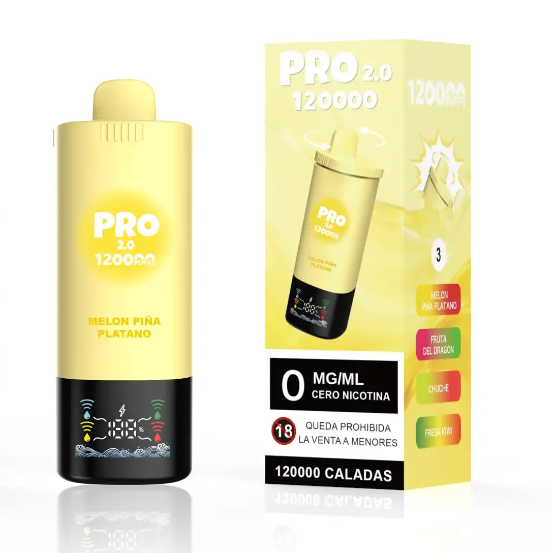 Pro 2.0 120000 Puffs Vaper 4 Sabores en 1 Dispositivo