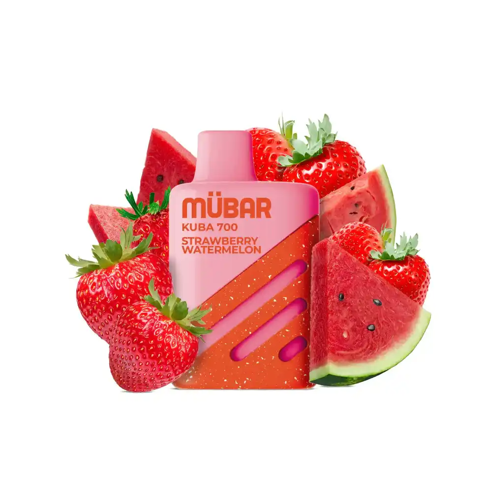 Comprar vaper desechable Mübar 700 Puffs Strawberry Watermelon con nicotina
