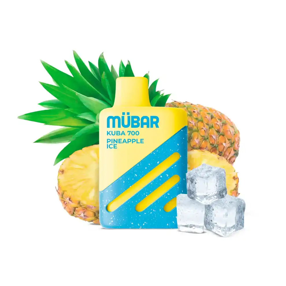 Comprar-vaper-desechable-Mubar-700-puffs-Pineapple-Ice-con-nicotina