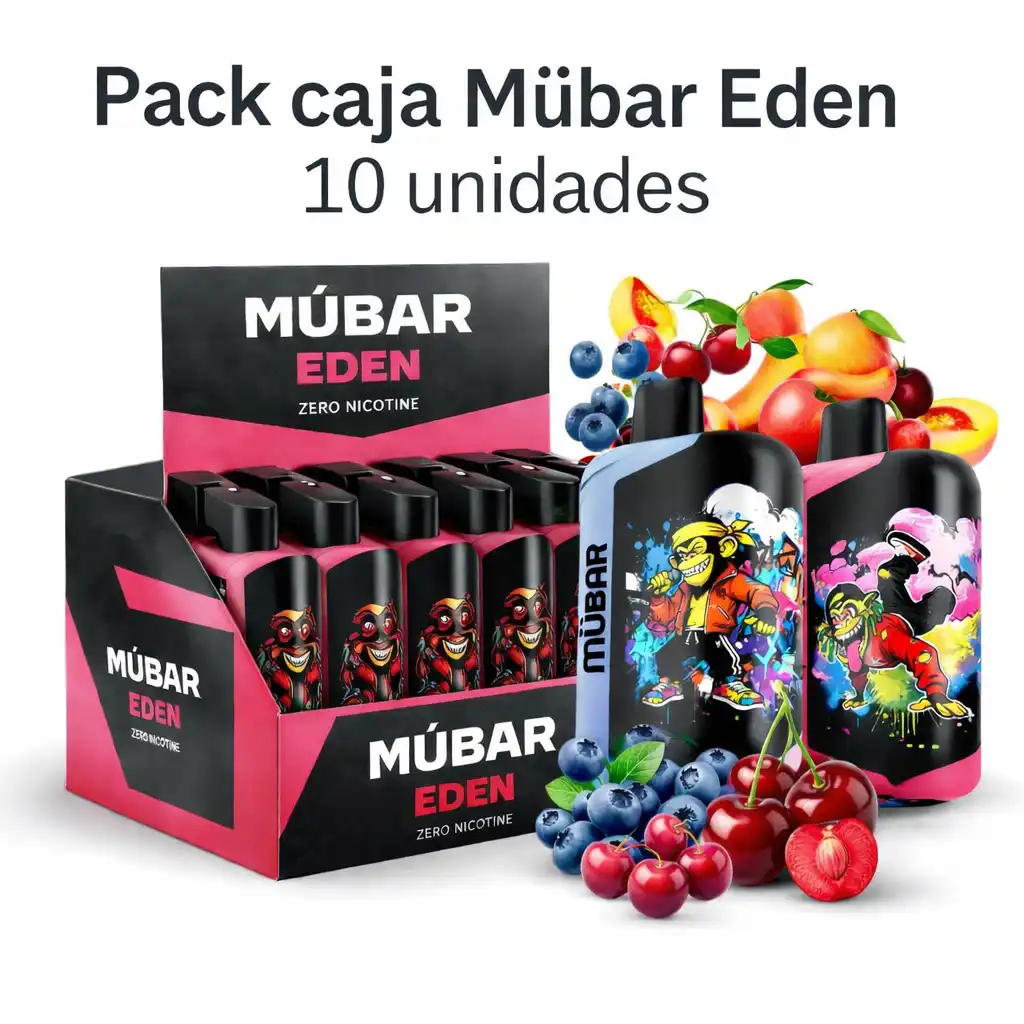 Haz tu pack de 10 unidades . Pack caja Mübar Eden 10 unidades