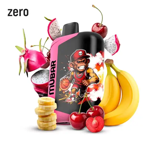MVaper Desechable übar Eden Beast 50K Dragon Fruit Banana Cherry 0mg