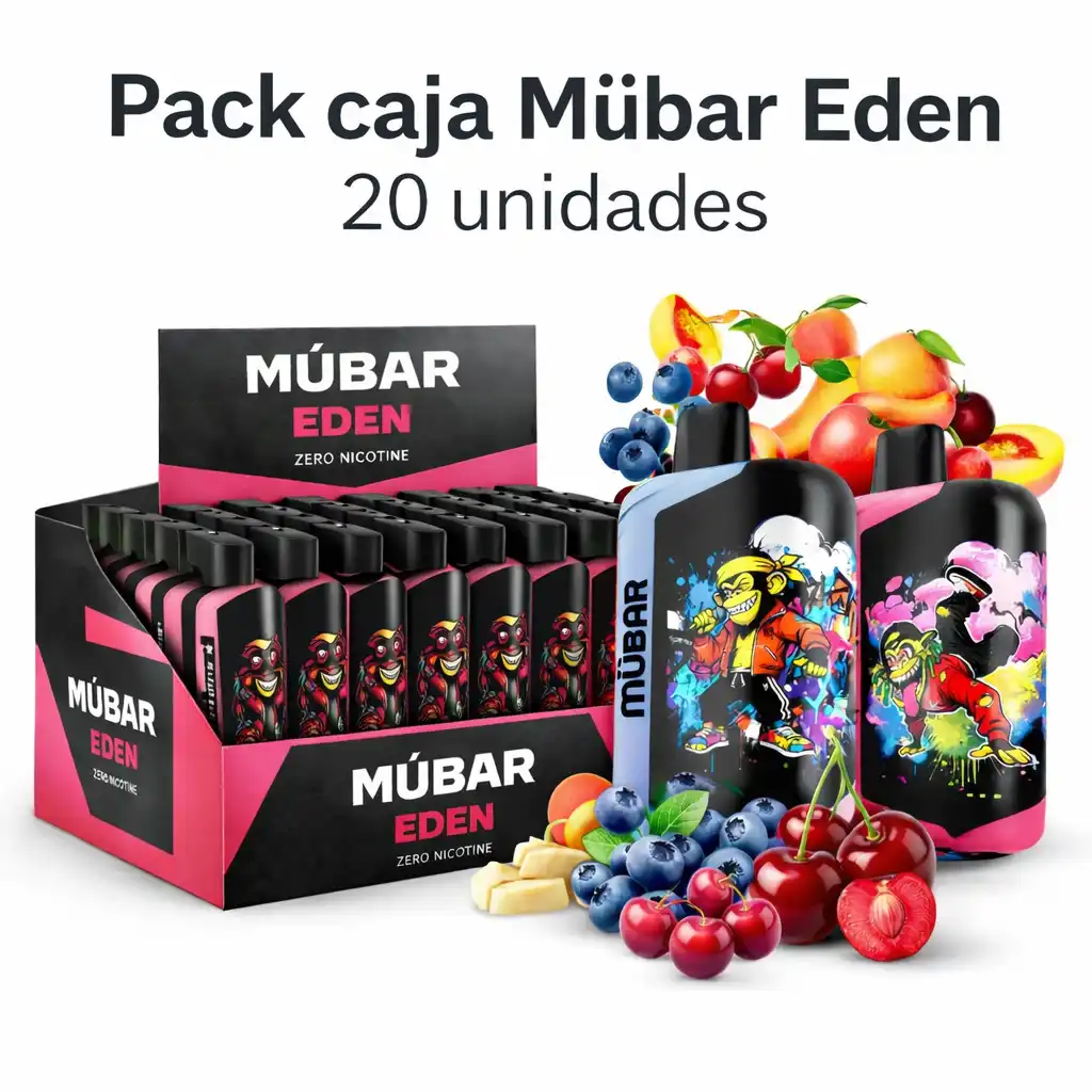 Pack Caja mübar Eden 50 k 20 unidades