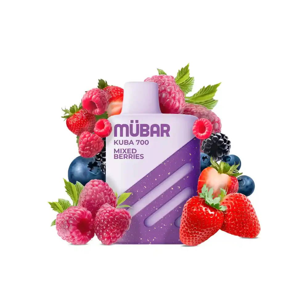 Vaper Desechable Mübar Kuba 700 Puffs Mixed Berries