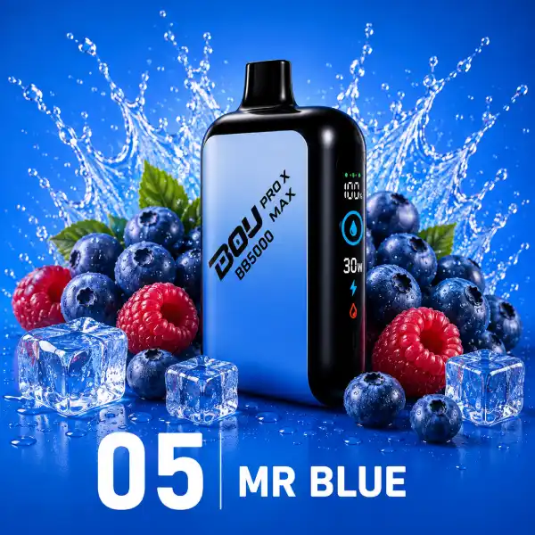vaper desechable Bou Pro Max 85000 Puffs Mr Blue
